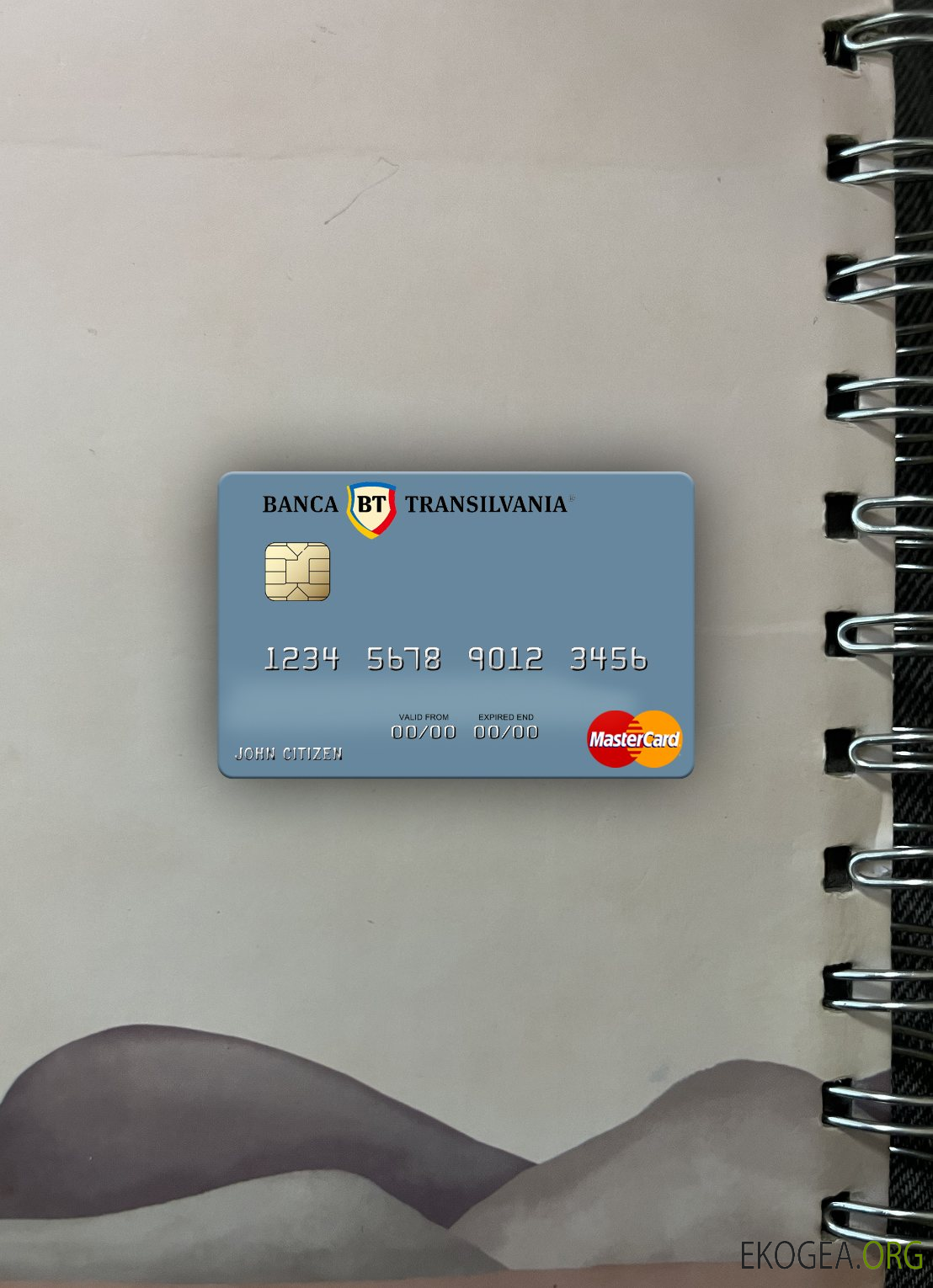 Roumanie Banca Transilvania mastercard photolook recto